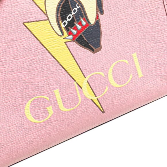 GUCCI Pink Leather Shoulder Bag - Picture 8 of 14